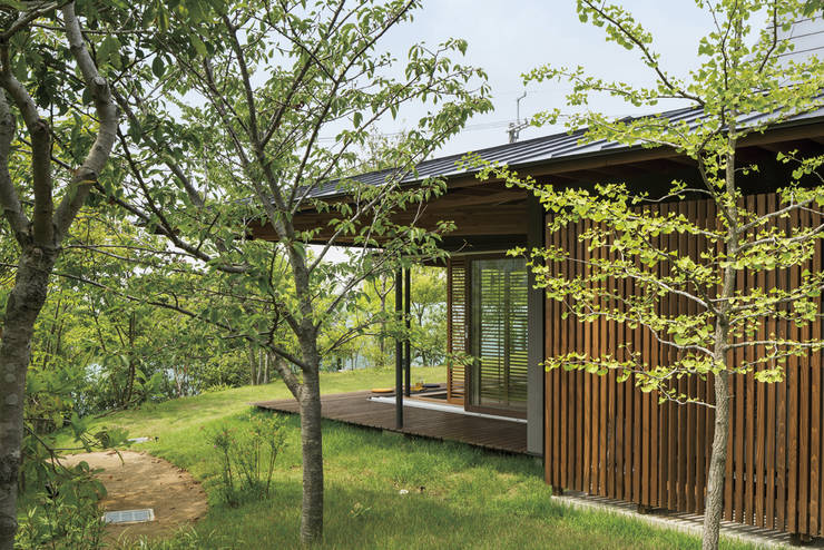 Jardines de estilo  por WA-SO design  　　-有限会社 和想-