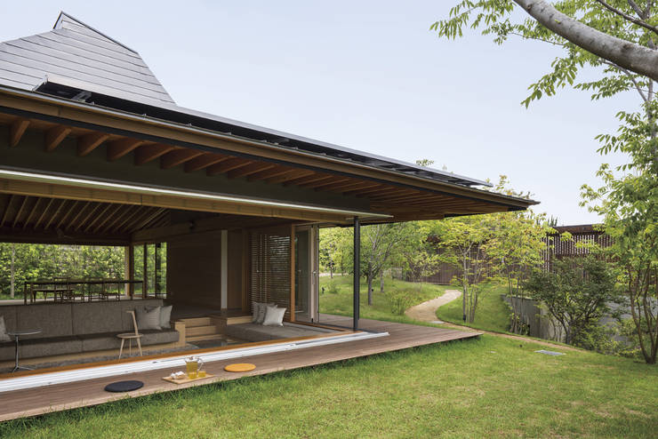 Jardines de estilo  por WA-SO design  　　-有限会社 和想-