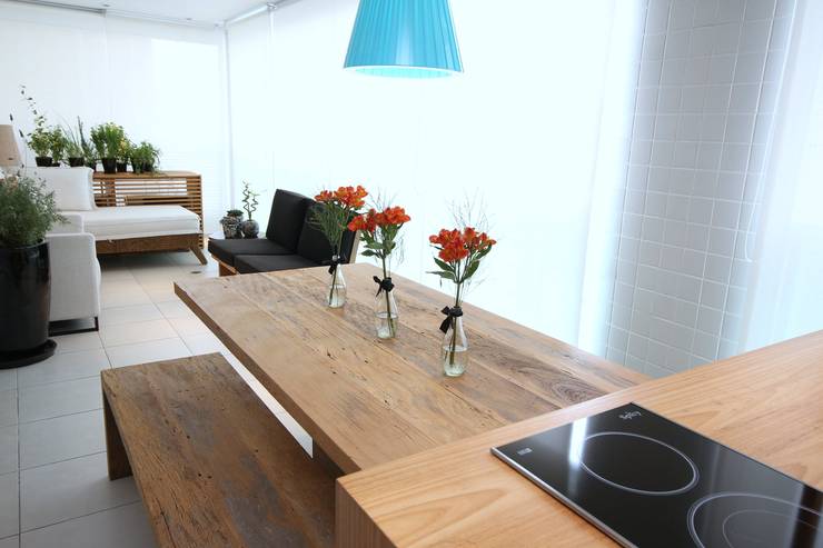 Terrazas de estilo  por MeyerCortez arquitetura & design