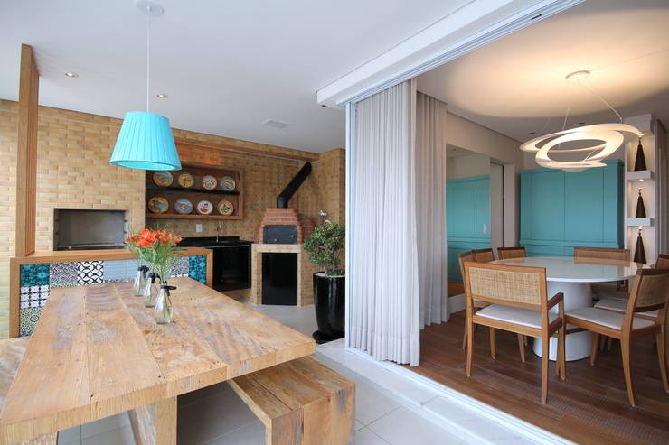 Terrazas de estilo  por MeyerCortez arquitetura & design