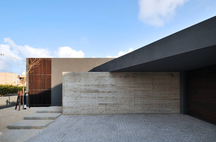 Casas de estilo  por 株式会社クレールアーキラボ, Moderno Concreto reforzado  