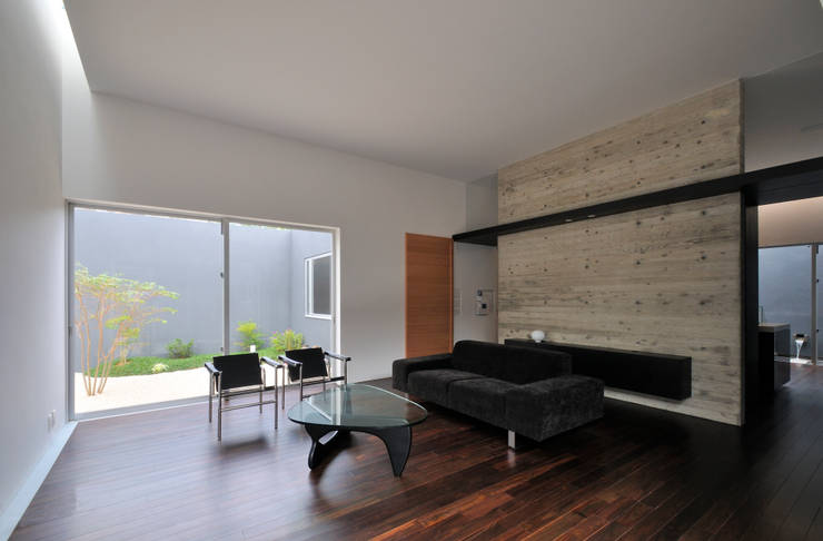 Salas de estilo  por 株式会社クレールアーキラボ, Moderno Concreto reforzado  