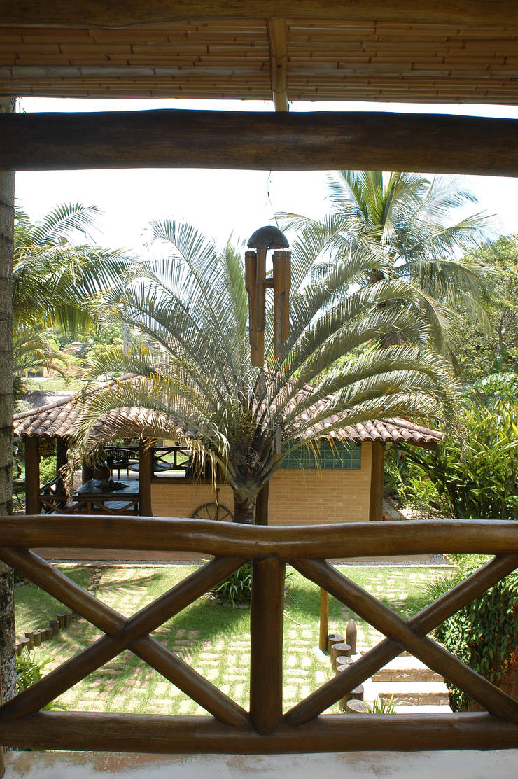  بلكونة أو شرفة تنفيذ MADUEÑO ARQUITETURA & ENGENHARIA