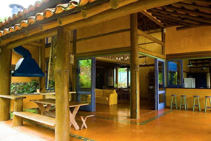  بلكونة أو شرفة تنفيذ MADUEÑO ARQUITETURA & ENGENHARIA