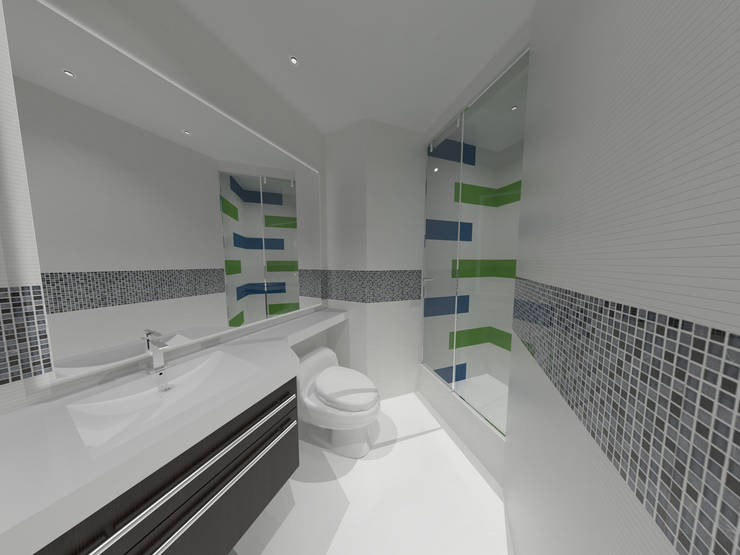 10 combinaciones de azulejos que se verán sensacionales en tu baño