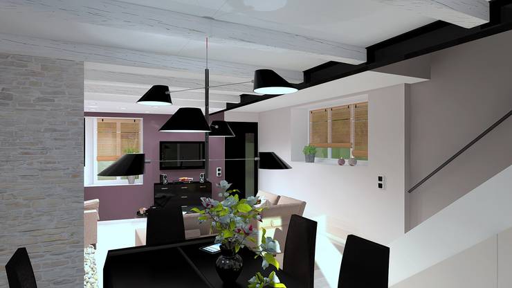 Relooking Salon Salle A Manger 01 By Bulles D Inspi Homify