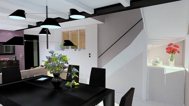 Relooking Salon Salle A Manger 01 By Bulles D Inspi Homify