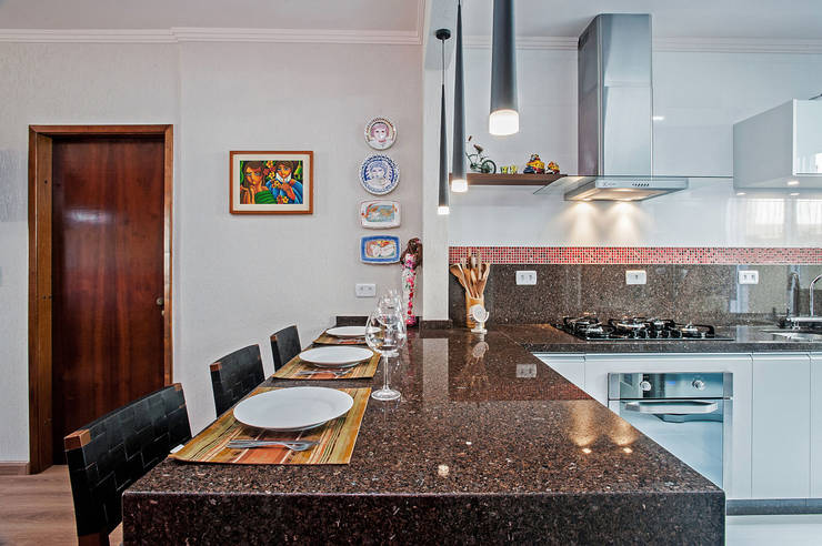  Nhà bếp by Patrícia Azoni Arquitetura + Arte & Design