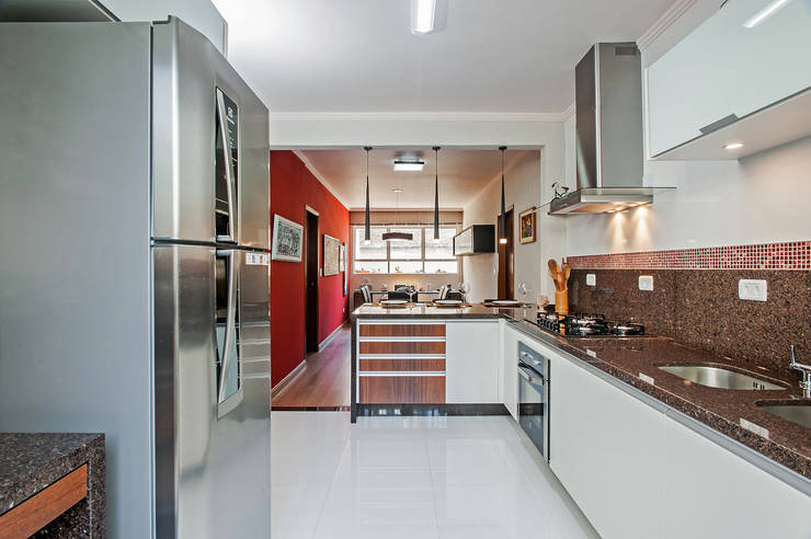  Nhà bếp by Patrícia Azoni Arquitetura + Arte & Design