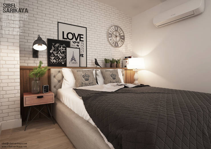 SIBEL SARIKAYA INTERIOR DESIGN OFFICE – Silas Holst & Johannes Nymark  House :  tarz Yatak Odası