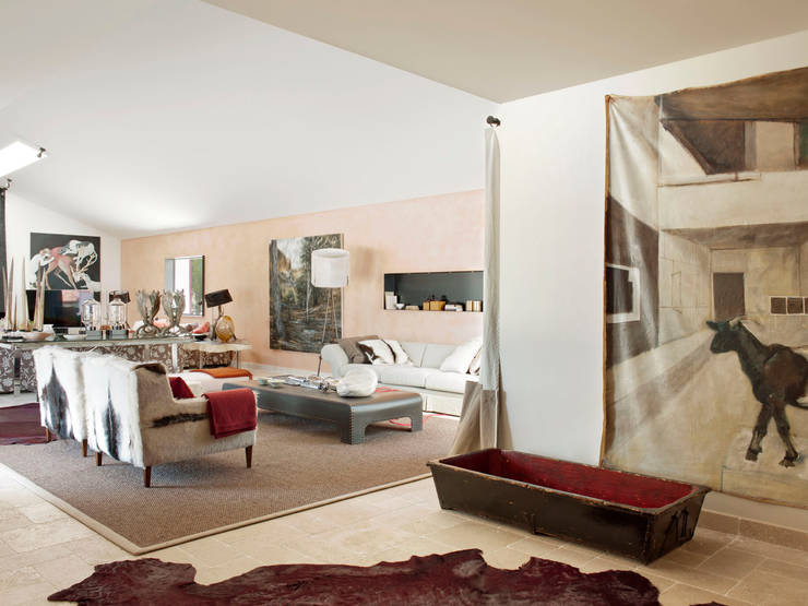  Living room by SA&V - SAARANHA&VASCONCELOS, Rustic   