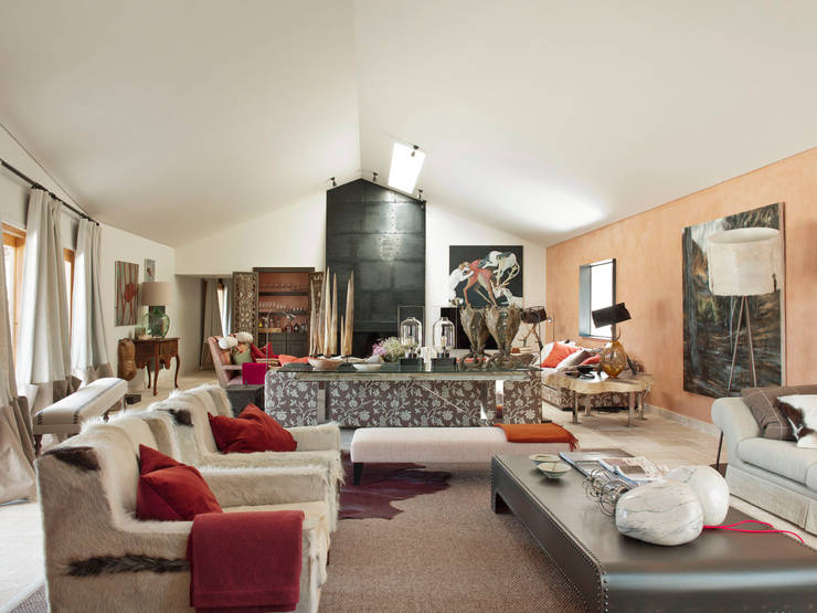  Living room by SA&V - SAARANHA&VASCONCELOS, Rustic   