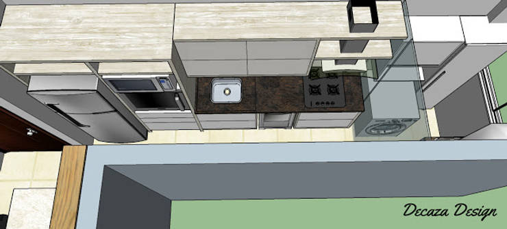 Кухни в . Автор – DecaZa Design