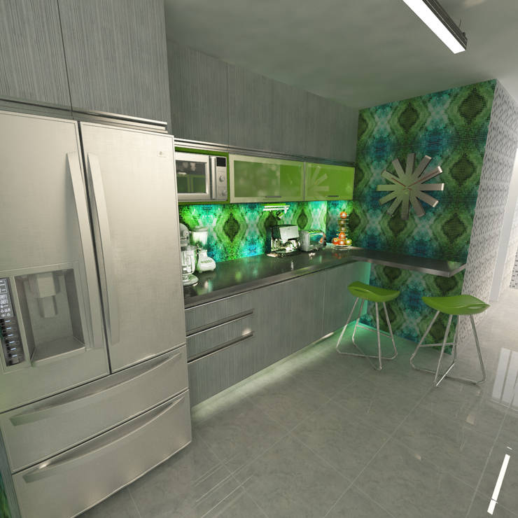 15 imágenes de cocinas en 3D que te inspirarán a diseñar la tuya