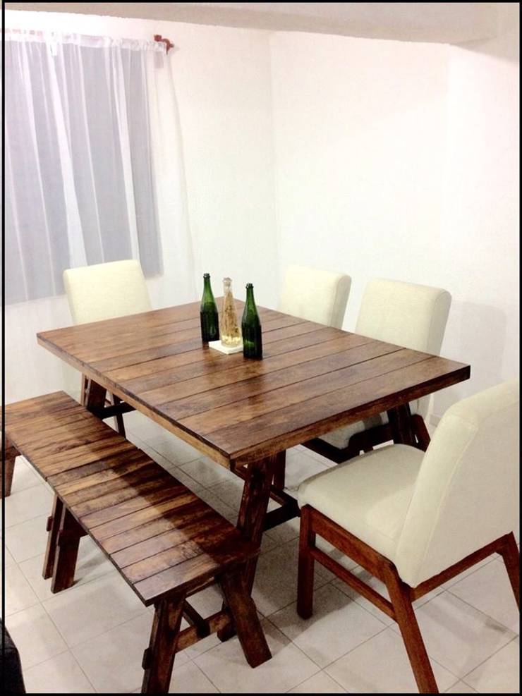 Comedor Vintage Автор – Gonmar Diseño y Mobiliario | homify Comedor Vintage Автор – Gonmar Diseño y Mobiliario | homify