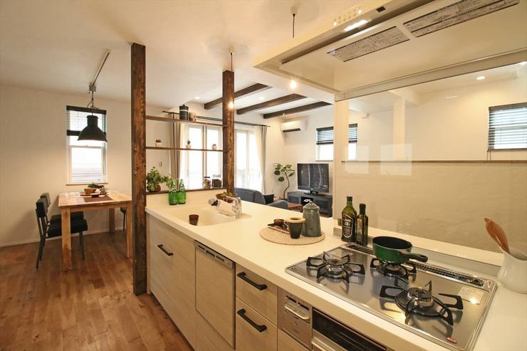 Cocinas de estilo  por ジャストの家