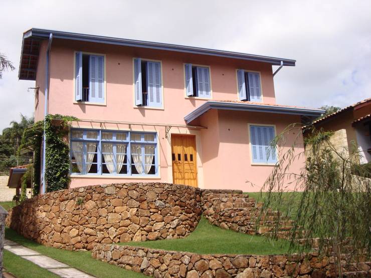 Casas de estilo  por Bia Maia & Guta Carvalho Arquitetura, Design e Paisagismo