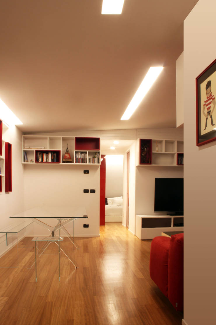 Arredare casa in poco spazio(piano attico 60 mq) di t t architettura ... Arredare 60 mq