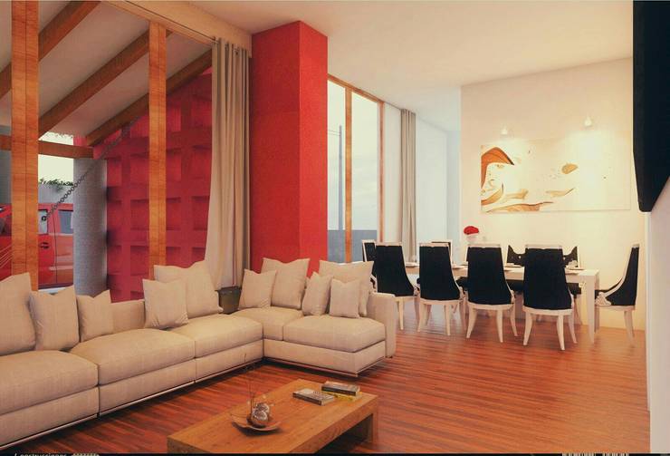 Hogar de estilo  por JLC ARQUITECTURA