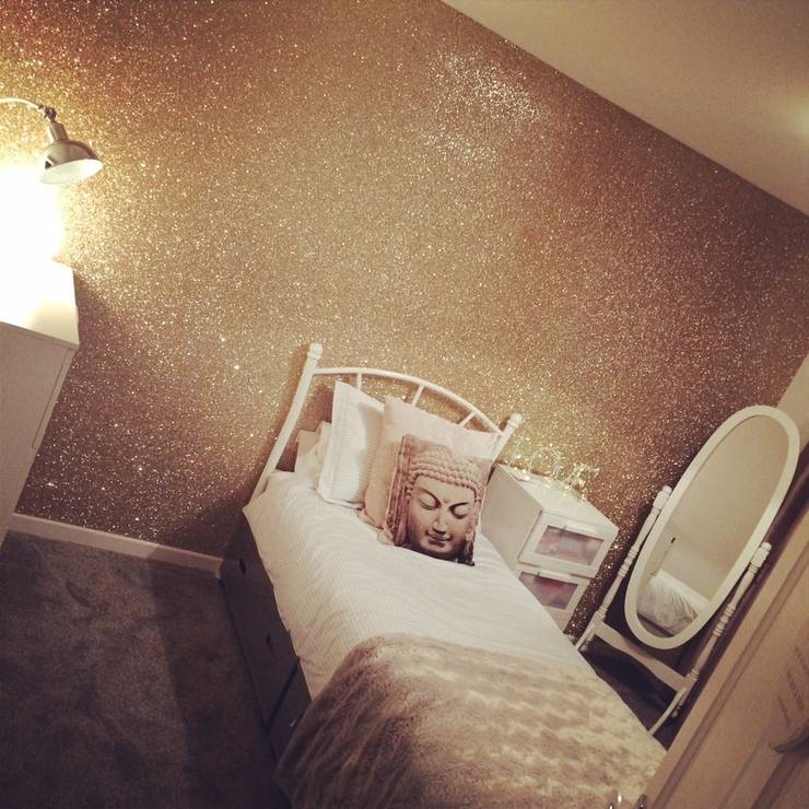 Gold Glitter Wallpaper Bedroom Ideas Why