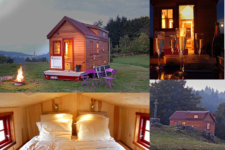 Casas de estilo  por TINY HOUSE CONCEPT - BERARD FREDERIC