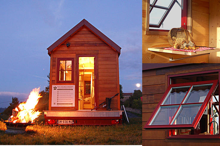 Casas de estilo  por TINY HOUSE CONCEPT - BERARD FREDERIC