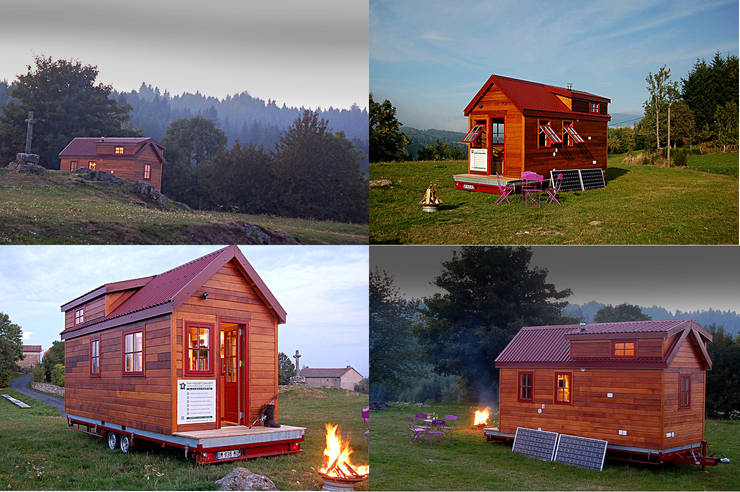 Casas de estilo  por TINY HOUSE CONCEPT - BERARD FREDERIC