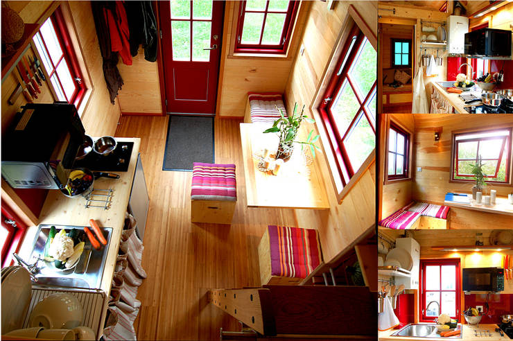 Casas de estilo  por TINY HOUSE CONCEPT - BERARD FREDERIC