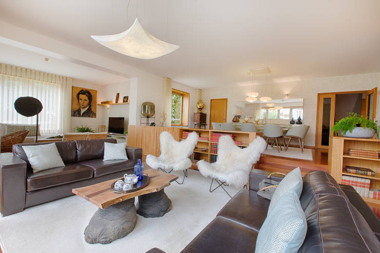 SHI Studio, Sheila Moura Azevedo Interior Design:  tarz Oturma Odası