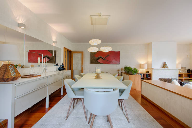 Comedores de estilo  por SHI Studio, Sheila Moura Azevedo Interior Design