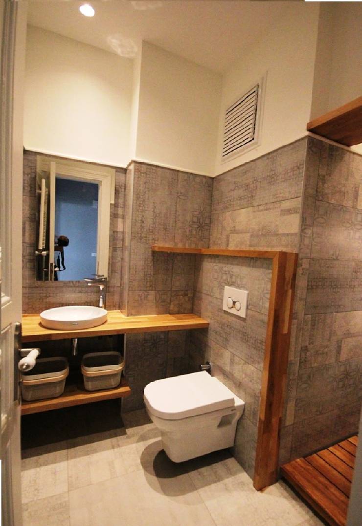 Plano Mimarlık ve Teknoloji – Firuzağa Ev:  tarz Banyo