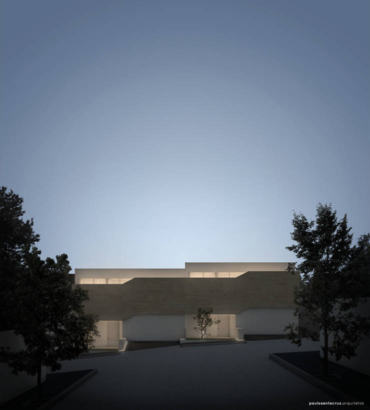 Casas de estilo  por paulosantacruz.arquitetos