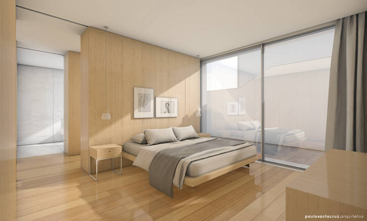 Dormitorios de estilo  por paulosantacruz.arquitetos