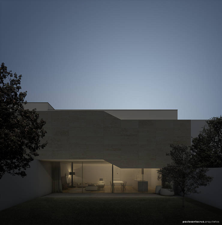 Casas de estilo  por paulosantacruz.arquitetos