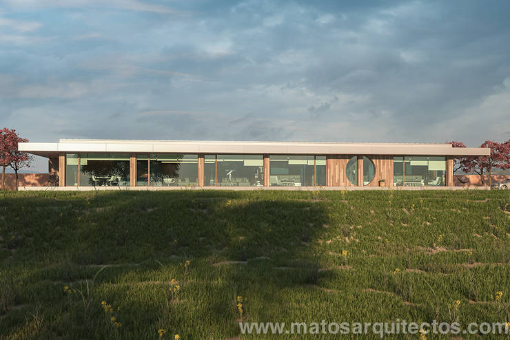  Huizen door Matos Architects, Modern Massief hout Bont 