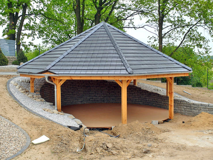 Cómo construir una glorieta, gazebo o caney paso a paso