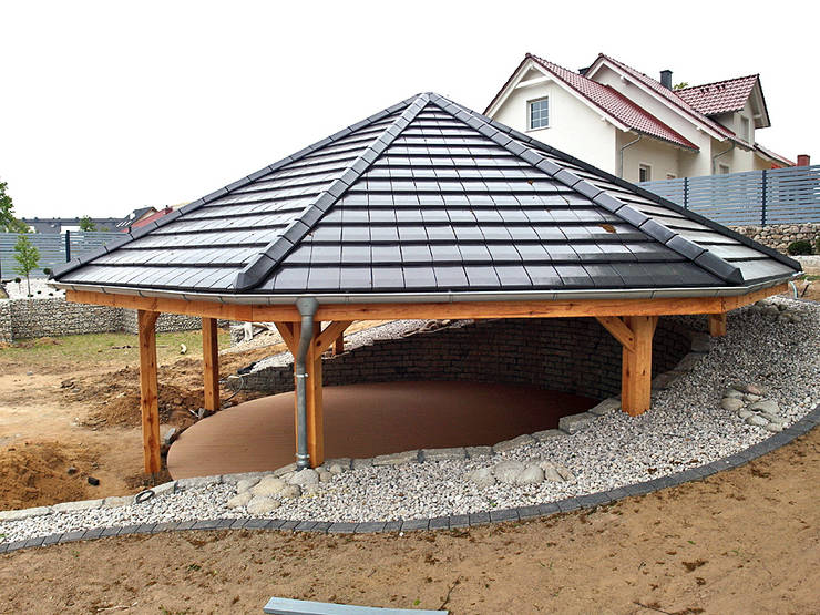 Cómo construir esta palapa en tu patio: