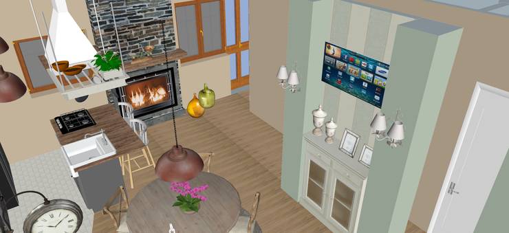  غرفة المعيشة تنفيذ T_C_Interior_Design___