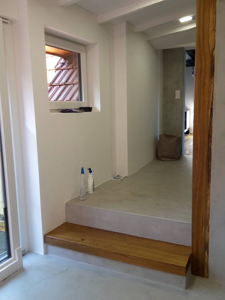 Beton Cire Bad von Robert Mergl | homify Beton Cire Bad von Robert Mergl | homify