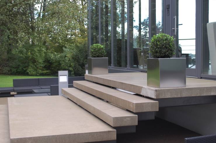 pflanzkubel edelstahl, pflanzkübel edelstahl von vivanno | homify, Design ideen