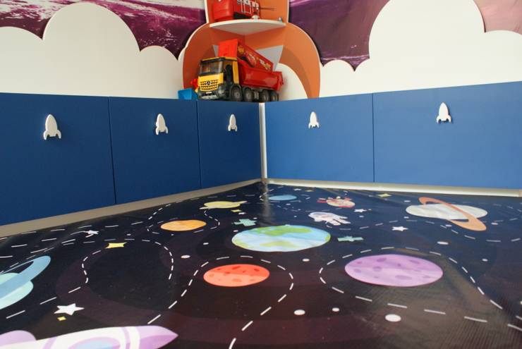 Cuarto espacial, Caio Espacios Infantiles Caio Espacios Infantiles Chambre d'enfant moderne Accessoires & décorations