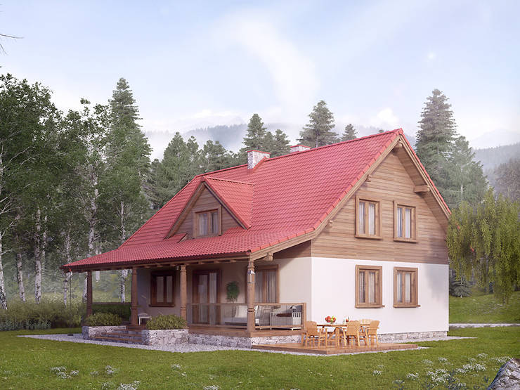 Casas  por Biuro Projektów MTM Styl - domywstylu.pl