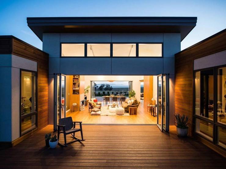 Casas pré-fabricadas  por Construcciones F. Rivaz