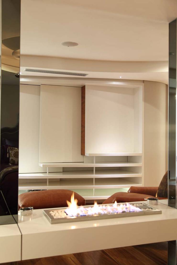 Novent Flue Less Gas Fireplaces By Hyper Lighting And Fires Homify Novent 1000x330mm S Steel Drop In Grate With White Pebbles By Hyper Lighting