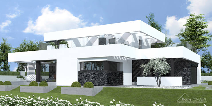  Nhà by HomeKONCEPT | Projekty Domów Nowoczesnych