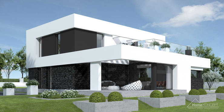  Nhà by HomeKONCEPT | Projekty Domów Nowoczesnych