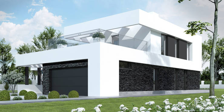  Nhà by HomeKONCEPT | Projekty Domów Nowoczesnych