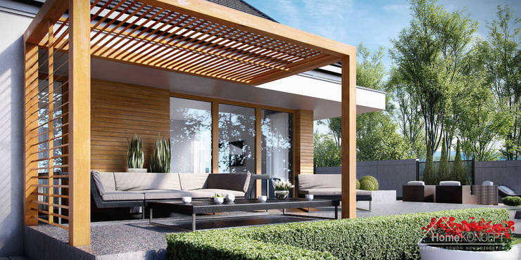  Rumah by HomeKONCEPT | Projekty Domów Nowoczesnych