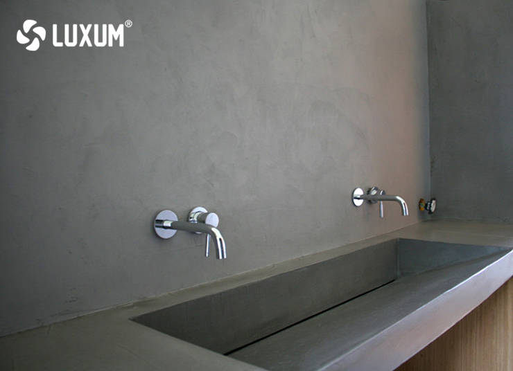 Umywalki Z Betonu Na Wymiar Profesjonalista Luxum Homify