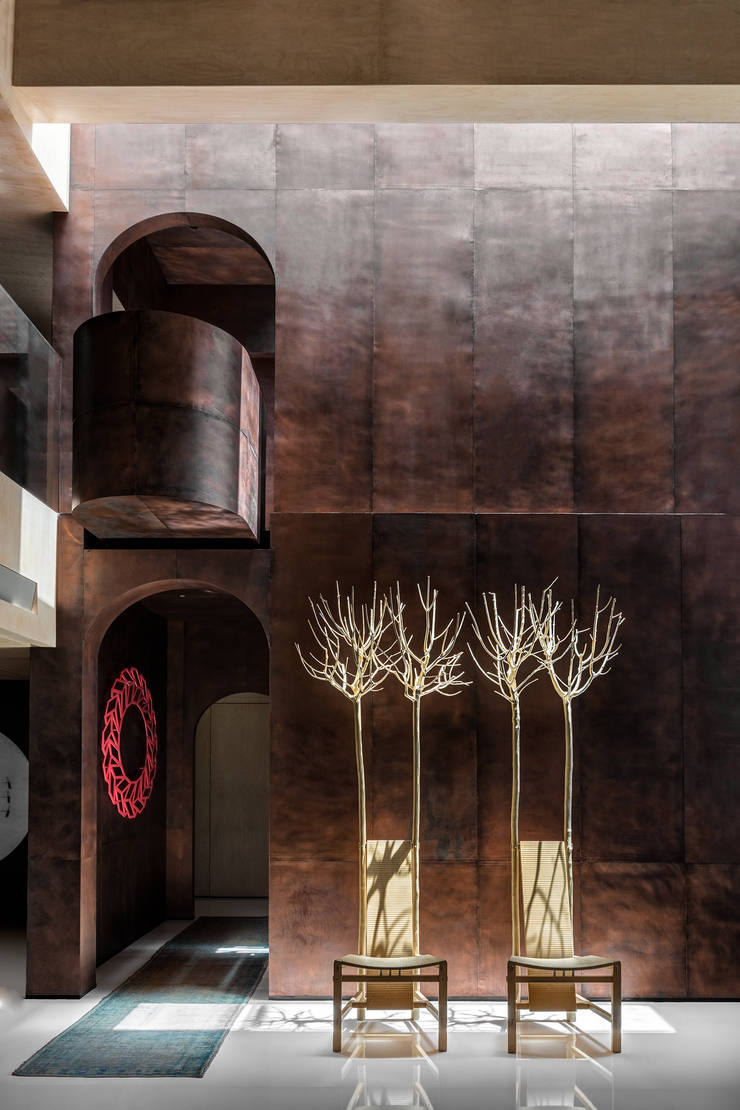  غرفة المعيشة تنفيذ Fabien Charuau Photography